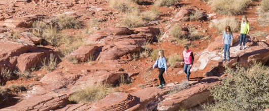 Girls hiking Girls hiking